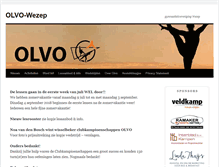 Tablet Screenshot of olvo-wezep.nl